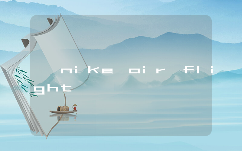 nike air flight插图
